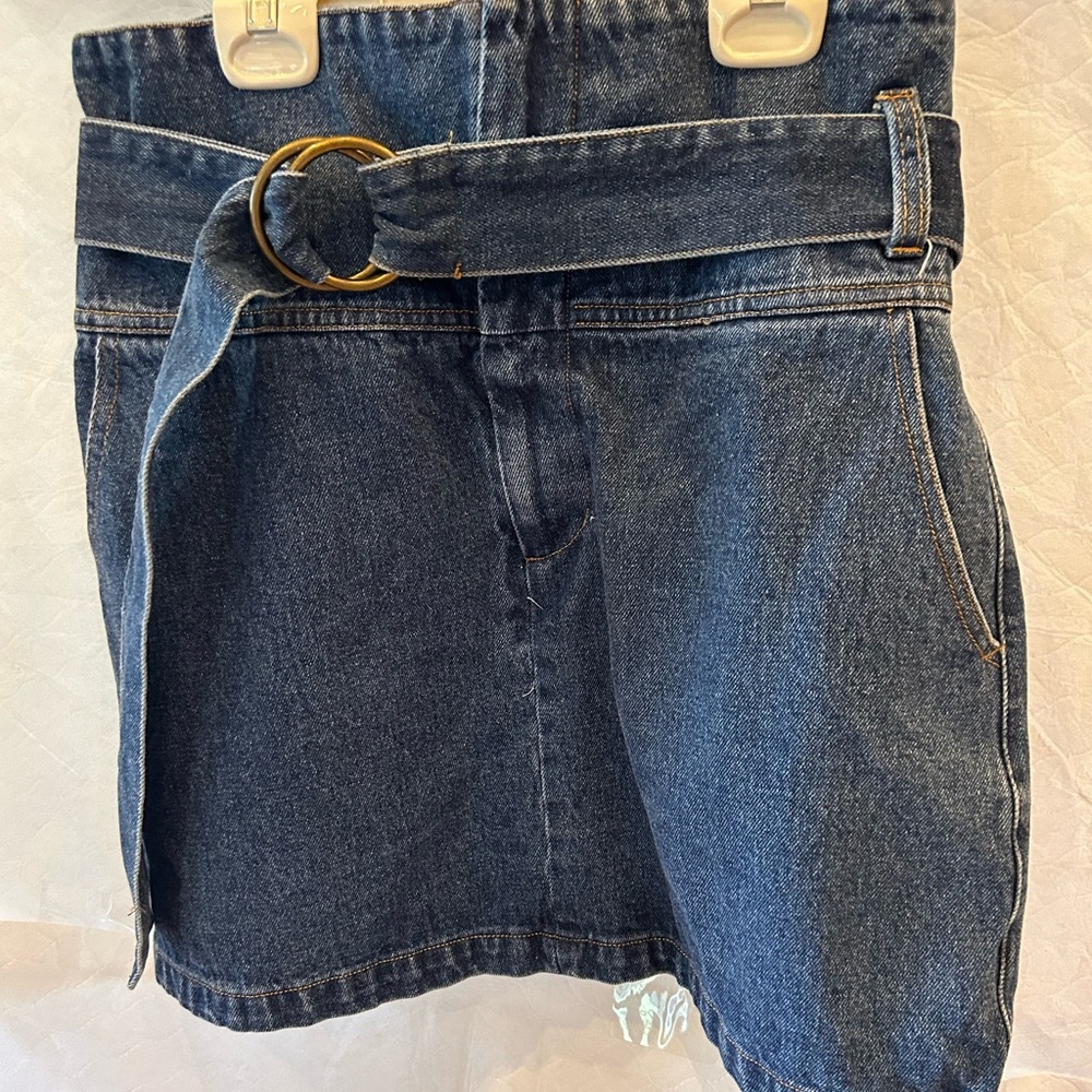 Honey Punch denim skirt